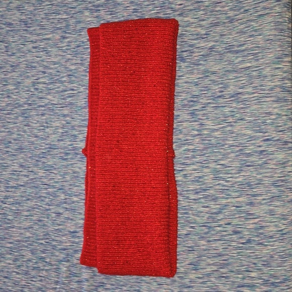 Apt. 9 Cozy Sequin Tunic w/ Detachable Scarf Collar Red Size L NWT - Picture 7 of 7